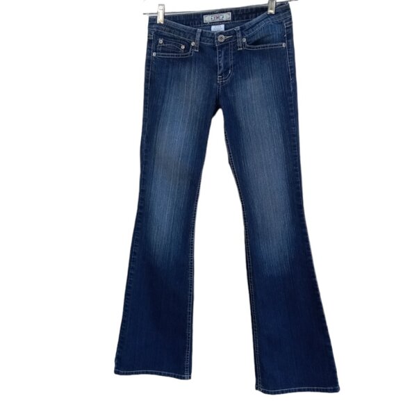 ymi low rise flared skinny jeans sz 5 - Picture 1 of 13